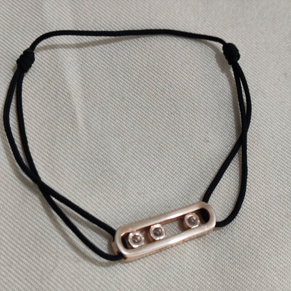 Messika Sliding Knot Adjustable Diamond Bracelet - Picture 3 of 9